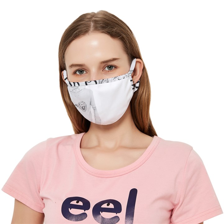 (2)DX hoodie  Crease Cloth Face Mask (Adult)