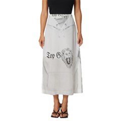 (2)dx Hoodie  Classic Midi Chiffon Skirt by Alldesigners