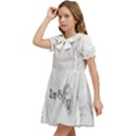 (2)DX hoodie  Kids  Bow Tie Puff Sleeve Dress View3