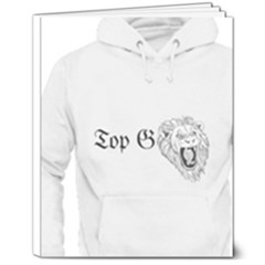 (2)dx Hoodie  8  X 10  Hardcover Notebook