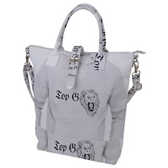 (2)dx Hoodie Buckle Top Tote Bag by Alldesigners