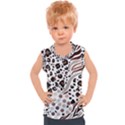 Mix Animal Skin Prints Seamless Pattern Vector Kids  Sport Tank Top View1