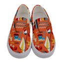 Seamless Pattern Vector Beach Holiday Theme Set Women s Canvas Slip Ons View1