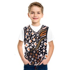 Trendy Mix Animal Skin Prints Kids  Basketball Tank Top by Simbadda