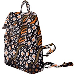 Trendy Mix Animal Skin Prints Buckle Everyday Backpack by Simbadda