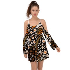 Trendy Mix Animal Skin Prints Boho Dress by Simbadda