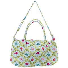 Birds Pattern Background Removable Strap Handbag by Simbadda