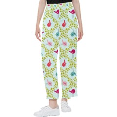 Birds Pattern Background Women s Pants  by Simbadda