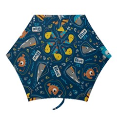 Seamless Pattern Vector Submarine With Sea Animals Cartoon Mini Folding Umbrellas by Simbadda