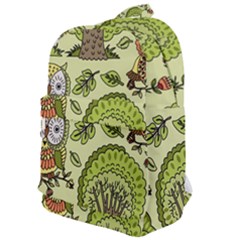 Seamless Pattern With Trees Owls Classic Backpack by Simbadda