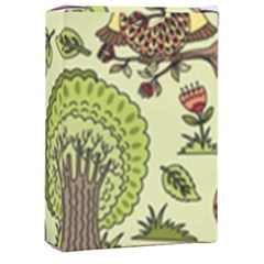 Seamless Pattern With Trees Owls Playing Cards Single Design (rectangle) With Custom Box by Simbadda