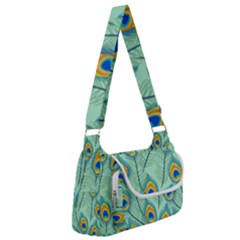 Lovely Peacock Feather Pattern With Flat Design Multipack Bag by Simbadda