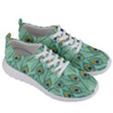 Lovely Peacock Feather Pattern With Flat Design Men s Lightweight Sports Shoes View3