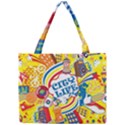 Colorful City Life Horizontal Seamless Pattern Urban City Mini Tote Bag View1