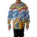 Colorful City Life Horizontal Seamless Pattern Urban City Kids  Hooded Windbreaker View1