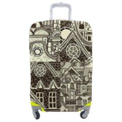 Four Hand Drawn City Patterns Luggage Cover (medium) by Simbadda