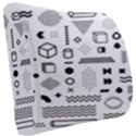 Pattern Hipster Abstract Form Geometric Line Variety Shapes Polkadots Fashion Style Seamless Seat Cushion View2