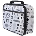 Pattern Hipster Abstract Form Geometric Line Variety Shapes Polkadots Fashion Style Seamless Full Print Lunch Bag View4