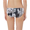 Cute Cat Hand Drawn Cartoon Style Classic Bikini Bottoms View2