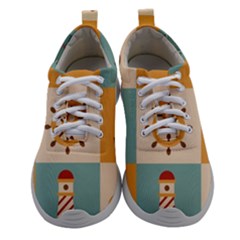 Nautical Elements Collection Women Athletic Shoes by Simbadda