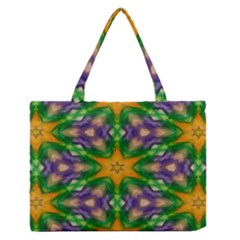 Mardi Gras Stars Zipper Medium Tote Bag by Khoncepts