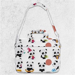 Playing Panda Cartoon Macbook Pro 13  Shoulder Laptop Bag  by Simbadda