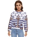 Anchor Background Design Women s Long Sleeve Raglan Tee View1