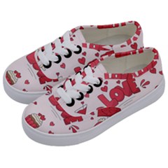 Hand Drawn Valentines Day Element Collection Kids  Classic Low Top Sneakers by Simbadda