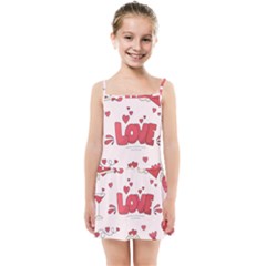 Hand Drawn Valentines Day Element Collection Kids  Summer Sun Dress by Simbadda