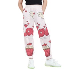 Hand Drawn Valentines Day Element Collection Kids  Joggers by Simbadda