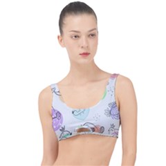 Cartoon-bird-cute-doodle-bird The Little Details Bikini Top by Simbadda