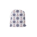 Nautical-seamless-pattern Drawstring Pouch (Small) View2