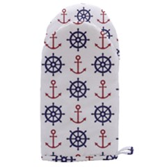 Nautical-seamless-pattern Microwave Oven Glove by Simbadda