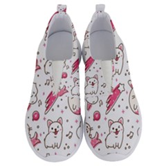 Cute-animals-seamless-pattern-kawaii-doodle-style No Lace Lightweight Shoes by Simbadda