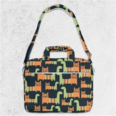 Seamless-pattern-with-cats Macbook Pro 13  Shoulder Laptop Bag  by Simbadda