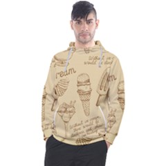 Ice-cream-vintage-pattern Men s Pullover Hoodie by Simbadda