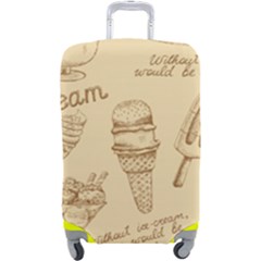 Ice-cream-vintage-pattern Luggage Cover (large)