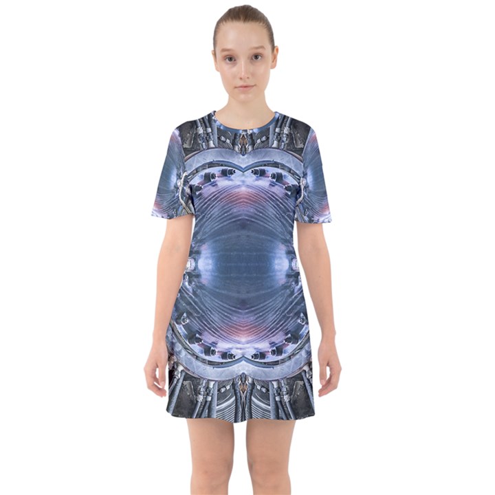 We are the future Sixties Short Sleeve Mini Dress