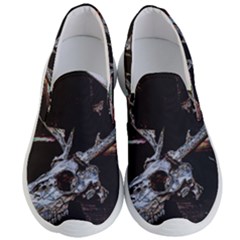 Deer Skull Men s Lightweight Slip Ons by MonfreyCavalier