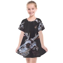 Deer Skull Kids  Smock Dress by MonfreyCavalier