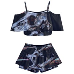 Deer Skull Kids  Off Shoulder Skirt Bikini by MonfreyCavalier