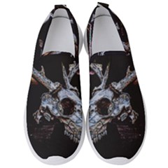 Deer Skull Men s Slip On Sneakers by MonfreyCavalier