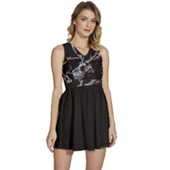 Deer Skull Sleeveless High Waist Mini Dress by MonfreyCavalier