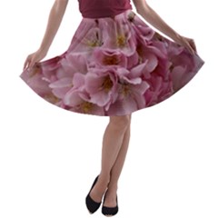 Cherry-blossoms A-line Skater Skirt