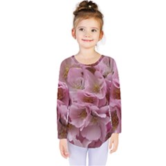 Cherry-blossoms Kids  Long Sleeve Tee