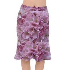 Cherry-blossoms Short Mermaid Skirt