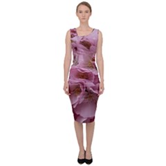 Cherry-blossoms Sleeveless Pencil Dress