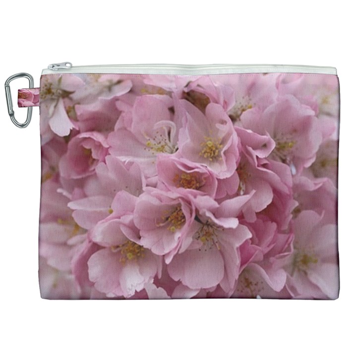 Cherry-blossoms Canvas Cosmetic Bag (XXL)