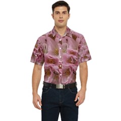 Cherry-blossoms Men s Short Sleeve Pocket Shirt  by Excel