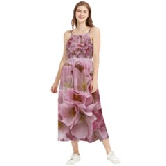 Cherry-blossoms Boho Sleeveless Summer Dress